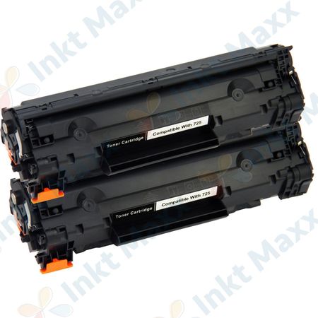 2 stuks Canon 712 toner zwart (Inkt Maxx Huismerk)