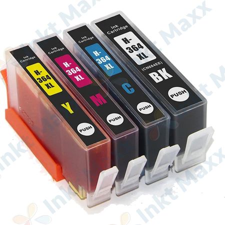 4 stuks HP 364XL inktcartridges hoge capaciteit (Inkt Maxx Huismerk)