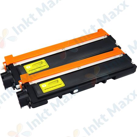 Inkt Maxx Huismerk 2 stuks Brother TN230Y toner geel