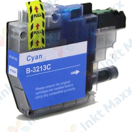 Brother LC3213C inktcartridge cyaan hoge capaciteit (Inkt Maxx Huismerk)