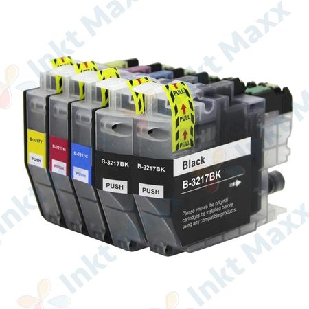 5 stuks Brother LC3217 inktcartridges hoge capaciteit (Inkt Maxx Huismerk)