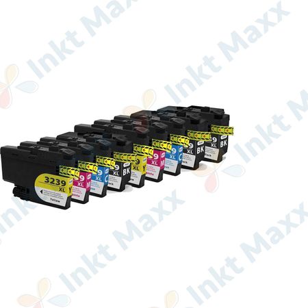 9 stuks Brother LC3239 inktcartridges ultra hoge capaciteit (Inkt Maxx Huismerk)