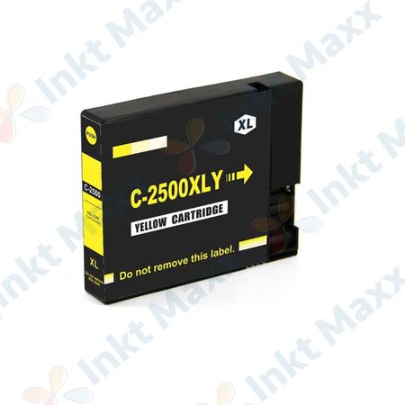 Canon PGI-2500XLY inktcartridge geel hoge capaciteit (Inkt Maxx Huismerk)