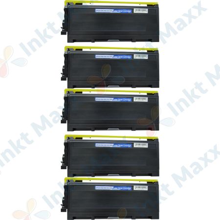 5 stuks Brother TN2000 toner zwart (Inkt Maxx Huismerk)