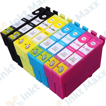 8 stuks Epson T1285 inktcartridges (Inkt Maxx Huismerk)